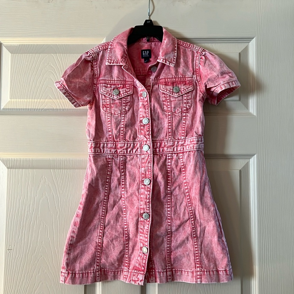 Girl’s Gap Pink Denim Dress